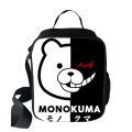 Danganronpa Cooler Lunch Bag Cartoon Girls Portable Thermal Food Picnic Bags for School Kids Boys Lunch Box Tote