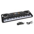 61 Keys Electronic Organ Digital Piano Keyboard with Microphone Kids Children Music Toy T8NC