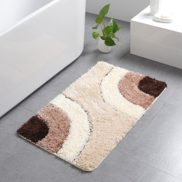 Household Rectangular Floor Mat Wholesale Microfiber European Tufted carpet home bathroom absorbent non-slip mat door mat