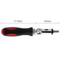 0-180 Degree Multifunction Ratchet Screwdriver Wrench with 1/4 Inch Inner Hexagon Interface Support Turning Right or Left