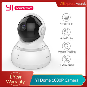 YI Dome Camera 1080P Wireless IP Security Surveillance Night Vision International Version Baby Monitor CCTV Wifi Cloud Available