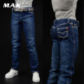 1/6 Scale Male Figure Accessory Men's Fashion Apparel American Team Jeans Trousers Model for 12 inches Action Figure Body