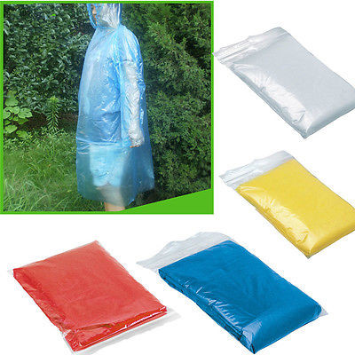 5/10 pcs Disposable Car Motorcycle Bicycle Rider Raincoat Adult Outdoor Emergency Waterproof Rain Coat For Travel Hiking Camping