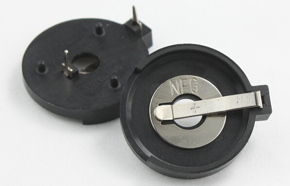 CR2430 lithium coin cell Holders with PC pins