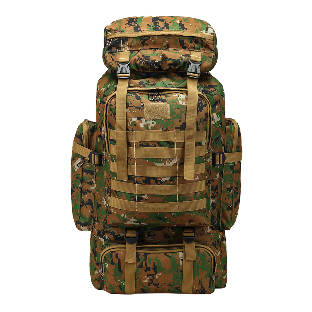80l Hunting Camping Rucksack Mountaineering Unisex Large Capacity Travel Outdoor Sport Bags Backpacks Tactical Backpack
