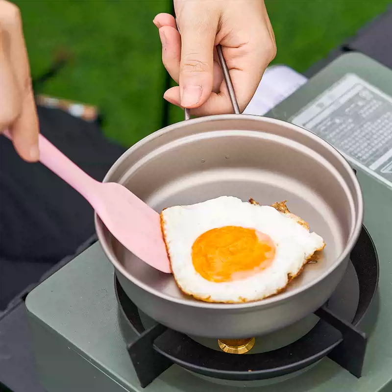 Pure Ti 1100 ml Pot with Pan