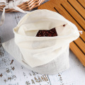1/3/5 Pcs Home Reusable Cotton Food Filter Mesh Bag Nut Milk Bean Muslin Soup Filter Kitchen Accessories Supplies