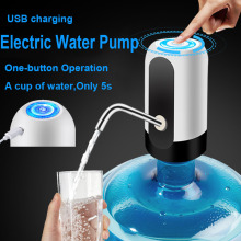 Home Water Bottle Pump , USB Charging Automatic Drinking Water Pump Mini Barreled Portable Electric Water Dispenser Pumping