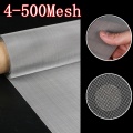 4-500 Mesh 100x50cm High Quality 304 Stainless Steel Woven Wire Mesh Food Grade Tool Filter Net Metal Front Repair Fix Mesh