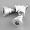 Brand Quality E27 to 2xE27 1 to 2 Y Shape LED Halogen CFL Bulb Base Light Lamp Splitter Split Adapter Converter Socket Extend