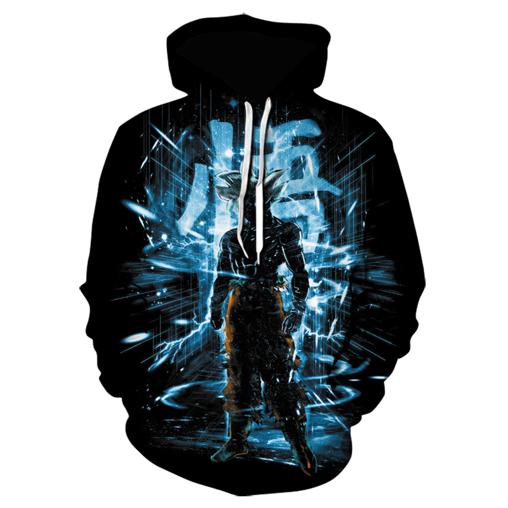 2020 new Anime Hoodie Son Goku 3d Printed hoodies Teen Boy Cartoon Outwear anime high quality Sweatshirts Strange things