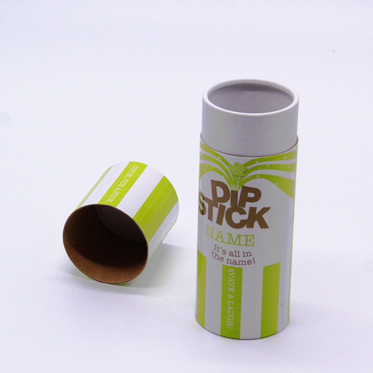 paper tube box with long lid for candle packaging