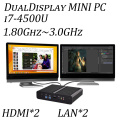 4th Gen. i7 4500U CPU Fanless Mini PC i7 Hanswell HTPC Blu-ray Micro PC Graphics HD4400 Computer Windows 7 Freeshipping