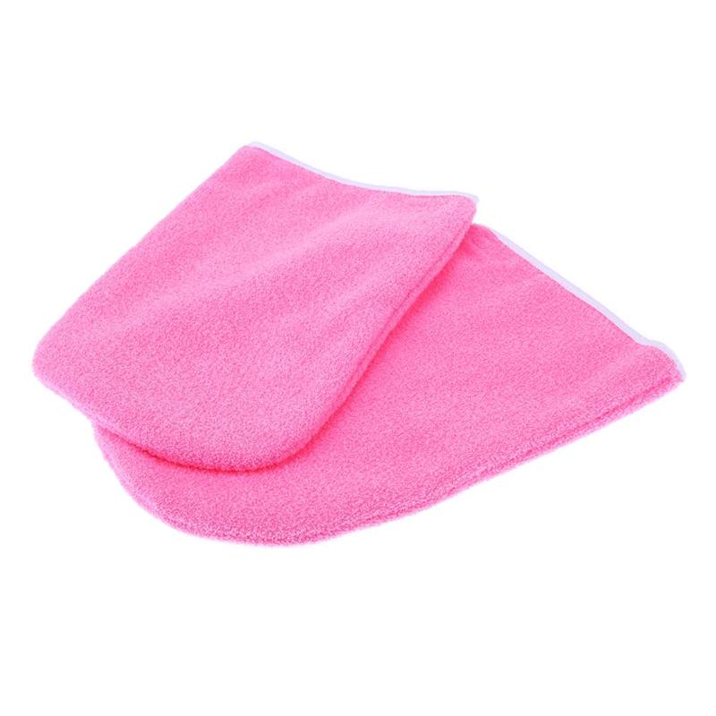 Heat Preservation Paraffin Hot Wax Hand Foot Protection Beauty Care Gloves Mini SPA Cotton Soft Comfort Protection Gloves