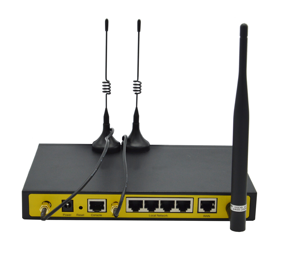 Free Shipping support VPN F3846 LTE dual sim 4G router for ATM, Kiosk