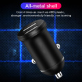 Universal Mini Car Dual USB Socket Charger 5V 2.4A High Quality with Led light power adapter for car Truck ATV Boat 12-24V