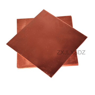 T2 copper plate conductive pure copper sheet copper block Thickness 0.8 / 1 / 1.2 / 1.5 / 2mm