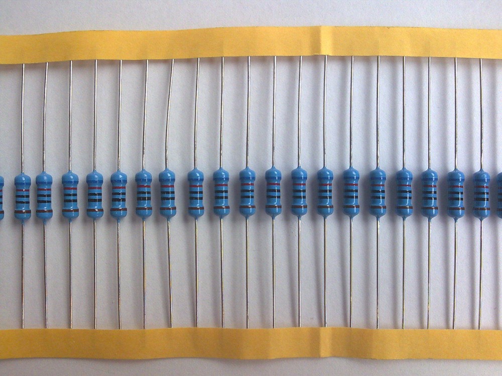 100pcs 470k ohm 1/4W 470k Metal Film Resistor 470kohm 0.25W 1% ROHS