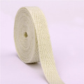 50 Yards/Roll Beige Cotton Webbing Herringbone Twill Tape 10mm/15mm/20mm/25mm/30mm/40mm/50mm/60mm For Bag Clothes Home Textile