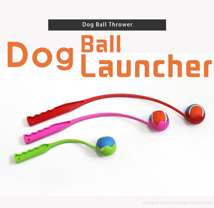 Dog Toy Ball Thrower Training Ball Launcher 36cm 50cm 65cm For Ball Size 6.3 to 6.5cm