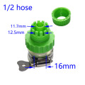 1/2 hose round tap connectors 16mm Quick Connector garden Irrigation tap Washing Machine water gun adapter 1pcs