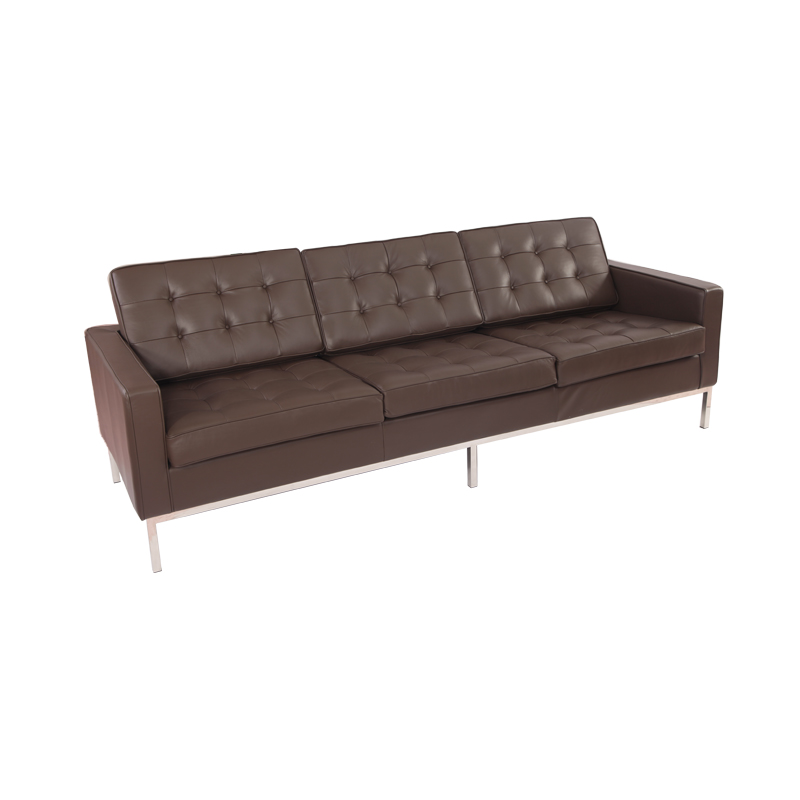 leather knoll sofa 3 seater