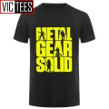 Men Man T Shirts Metal Gear Solid MGS Funny Short Sleeved Tees Round Collar Clothes Pure Cotton Street T-Shirts