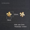 10-500 Pcs Metal Saucer Beads Online Bulk Wholesale Large Size Brass Flower End Caps Finding for Jewelry Making Supplies