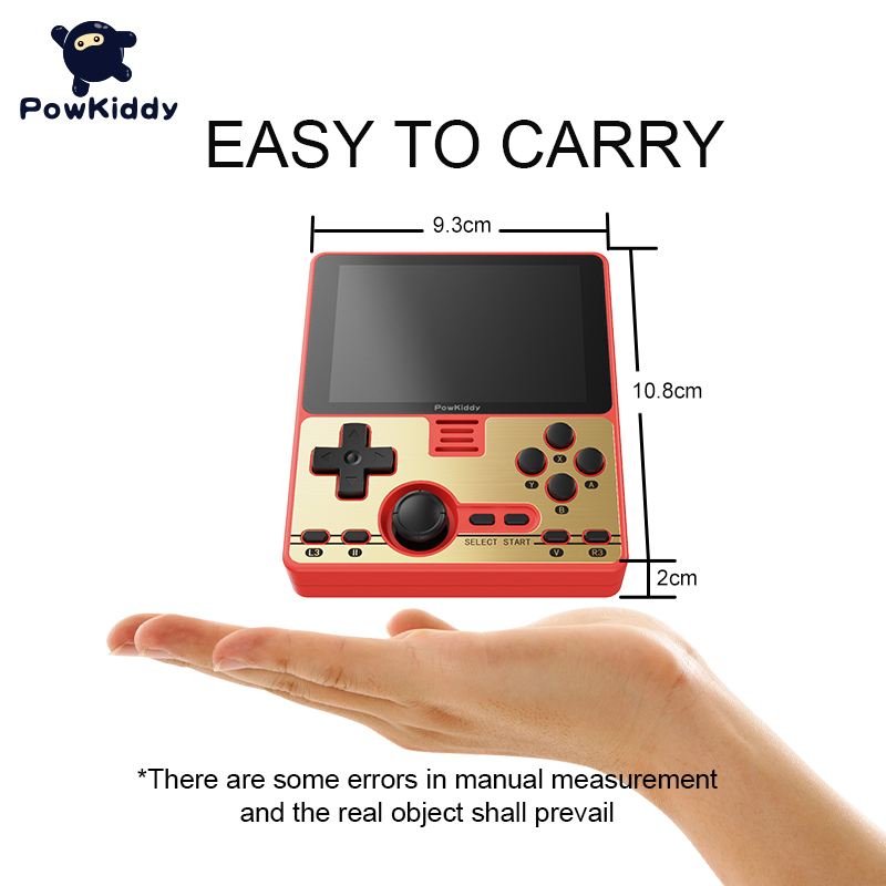 POWKIDDY RGB20 3.5 " IPS Full-Fit Screen Built-in Wifi Module Multiplayer Online Game RK3326 Open Source Handheld Game Console