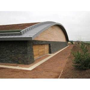 Gabion wire mesh wall structure