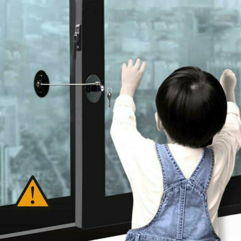 1Pcs Home Refrigerator Fridge Freezer Locking Door Latch Child Baby Toddler Cabinet Locks Child Safety Lock