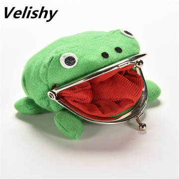 1PC Hot Selling Frog Wallet Anime Cartoon Wallet Coin Purse Manga Flannel Wallet Cute Purse Naruto Coin Holder