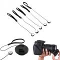 5pcs Lens Cover Cap Keeper Holder Rope Hanging Cord Anti-Lost Lens Cover Rope For DSLR SLR Camera Easy Install