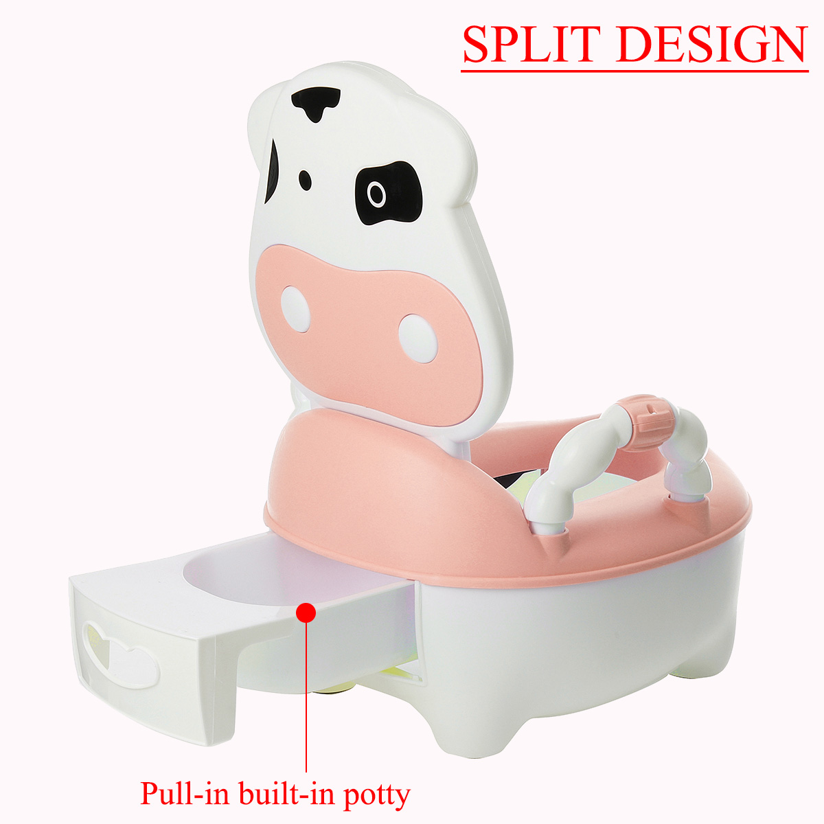 Baby Potty Training Seat Children's Potty Baby Toilet Cartoon Panda Kids Toilet Trainer Bedpan Portable Urinal Backrest Pot