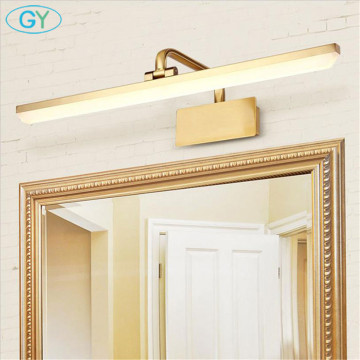 Gold L40cm L50cm L60cm L70cm led cabinet light Modern bathroom mirror lights, Home vanity lighting lampa kosmetyczna espelho luz