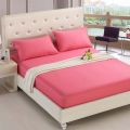Pure Color Mattress Cover Bed Sheet Sanded Bed Cover Linen Bed Sheet with Elastic Band Queen Bed Linen Household Bedding 180X200