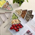 Household Accessories Creative Tree Shape Perfect For Seeds Nuts Christmas Tree Shape Tableware Breakfast Tray Kids Gift
