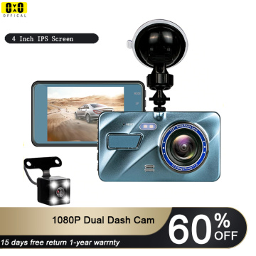 Big Screen Car Dvr with Rear View Lens Auto Video Recorder Full HD 1080P Dash Cam Car Camera LED Night Black Box