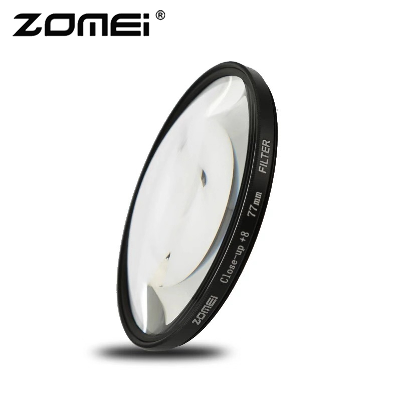 Zomei Macro Close Up Lens Filter +1 +2 +3 +4 +8 +10 optical glass camera Filter 40.5/49/52/55/58/62/67/72/77/82mm for DSLR SLR