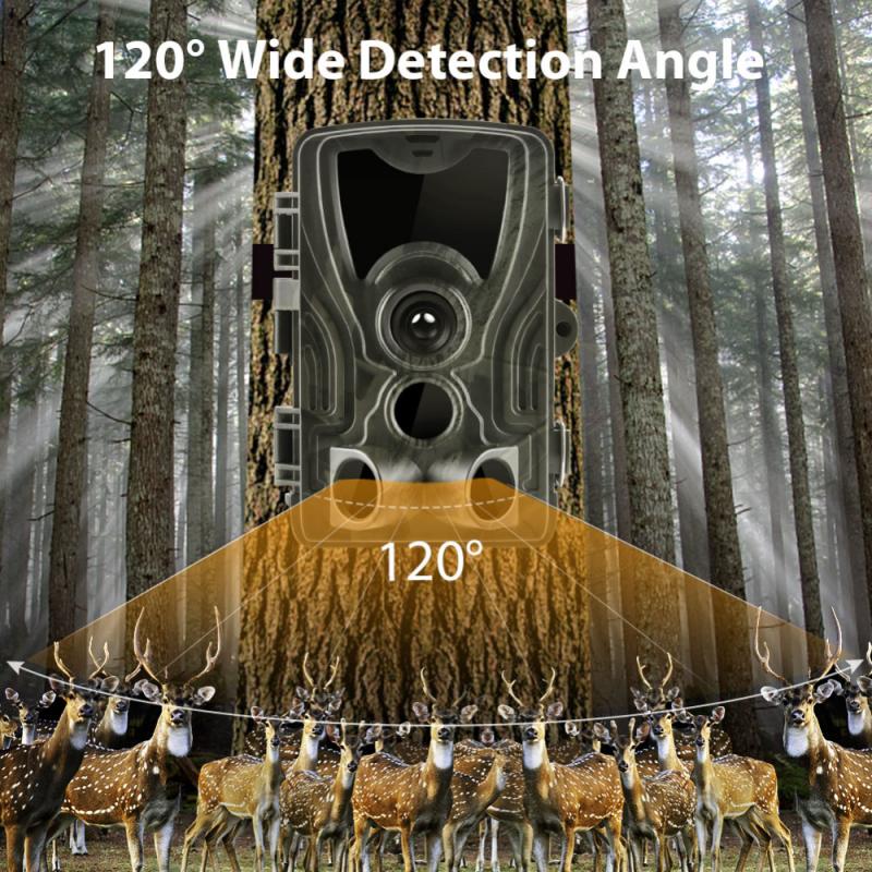 HC 801A Hunting Cameras infrared Night Version Trail Camera Photo Traps 16MP 1080P IP65 Wildlife Camera Cams 0.3s Trigger Time