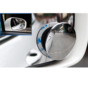 YASOKRO 360 Degree frameless ultrathin Car Blind Spot Mirrors Rearview Wide Angle Round Convex Mirror for Car Parking