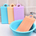 Plastic Slippery Mini Trumpet Laundry Board Household Washing Clothes Holding Washboard Thicker Laundry Plate freeshiping