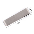 7.2x1.7cm 1PCS 2Colors Fashion Simple Dollar Cash Clamp Holder High Quality Stainless Steel Metal Money Clip Wallet