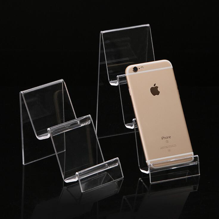 Acrylic Transparent Display Shelf Mobile book Wallet Glasses Rack Multilayers Cellphone Jewellery Display Stand Packaging