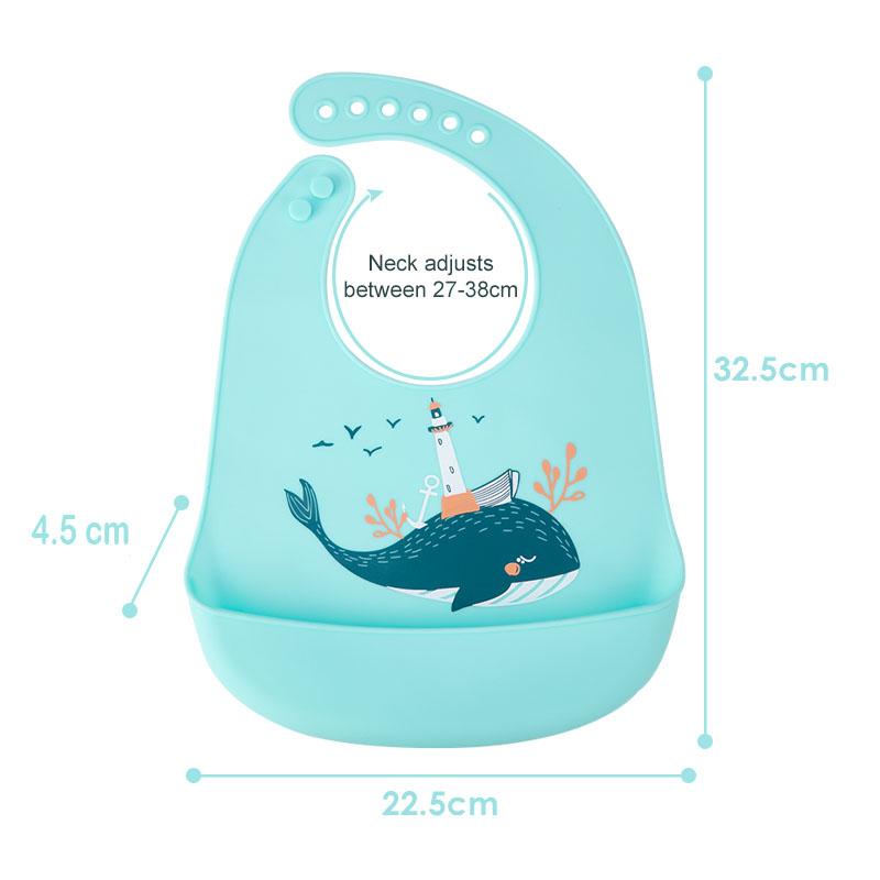 Baby Silicone Feeding Bibs Bowl Spone Tableware Waterproof Non-Slip Crockery BPA Free Silicone Dishes For Baby Bowl Baby Plate