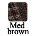 med brown hair fiber