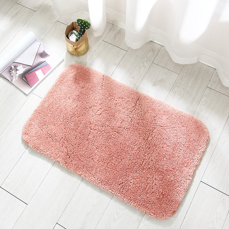 Water Absorbent Soft Plush Carpet Bathroom Bedroom Floor Rug Non Skid New Shower Room Mat Accessories Carpets for living room