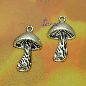 20pcs/lot--28mm, Antique silver plated Mushrooms charms,DIY supplies,Jewelry accessories
