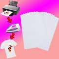 5Pcs A4 Inkjet Heat Press Transfer Paper Light Color Clothing Printing Films