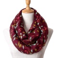 New Winter Children Scarf Soft Viscose Shawls and Wraps Cute Bird Print Infinity Scarves for Girls' Pashmina Bufanda Foulard